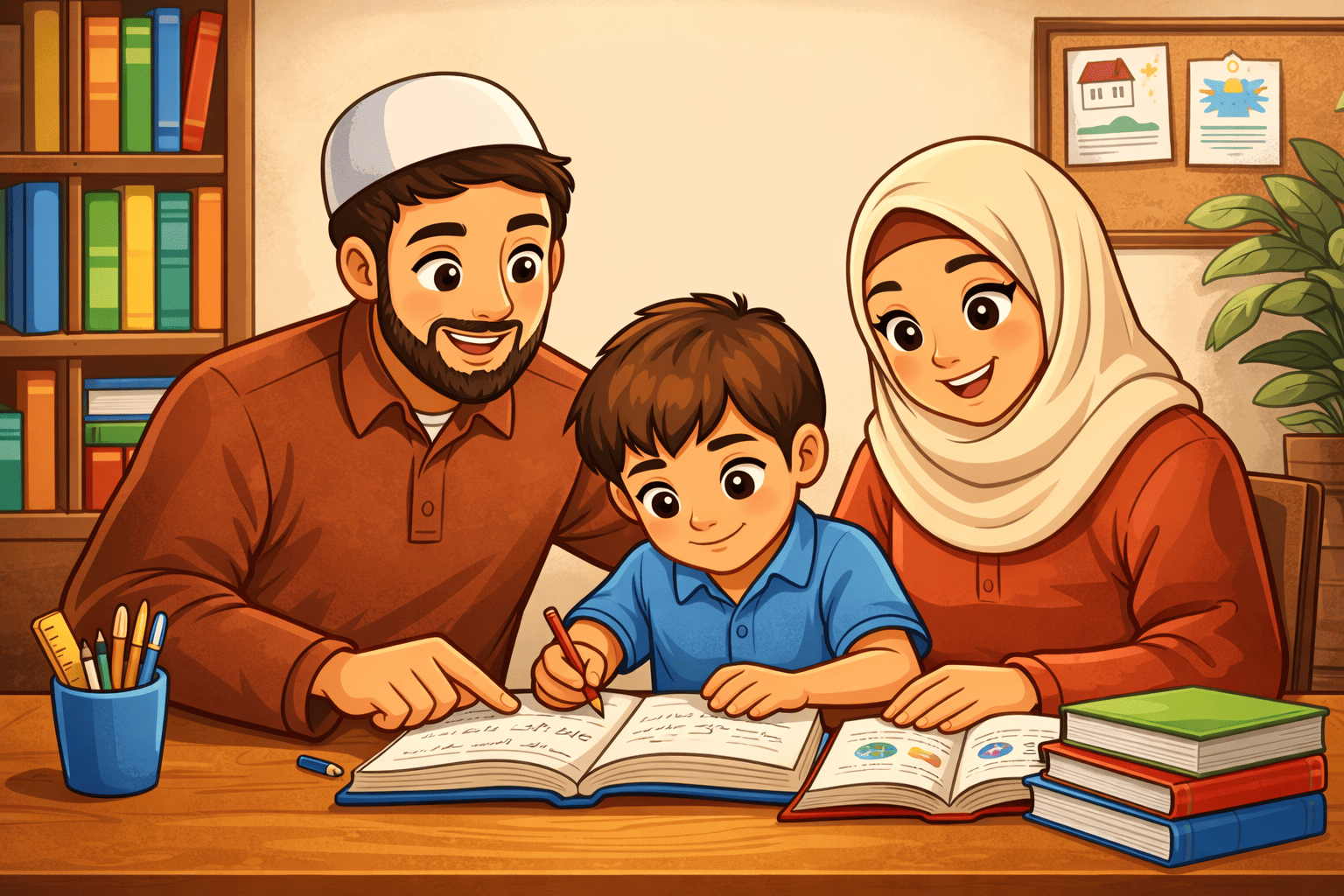 Ilustrasi login orang tua